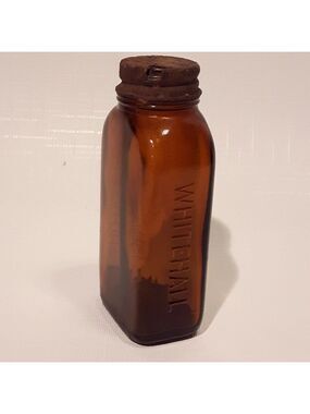 Vintage ANACIN Brown Glass Bottle ~Whitehall